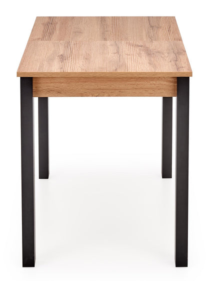 Kitchen Table Gino | size: Length: 60cm, Width: 135cm, Height: 75cm | color: Black/Oak | image: 5 | variant: 1006368