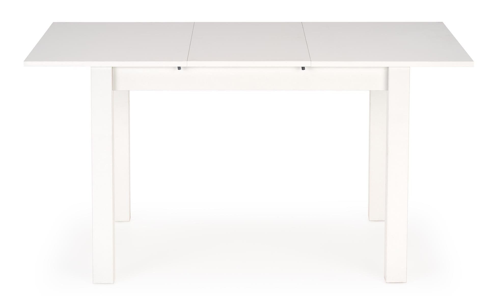Kitchen Table Gino | size: Length: 60cm, Width: 135cm, Height: 75cm | color: White | image: 3 | variant: 1006367