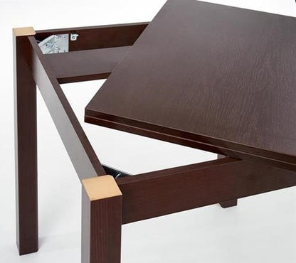 Kitchen Table Gracjan | size: Length: 80cm, Width: 160cm, Height: 76cm | color: Walnut | image: 5 | variant: 1006375