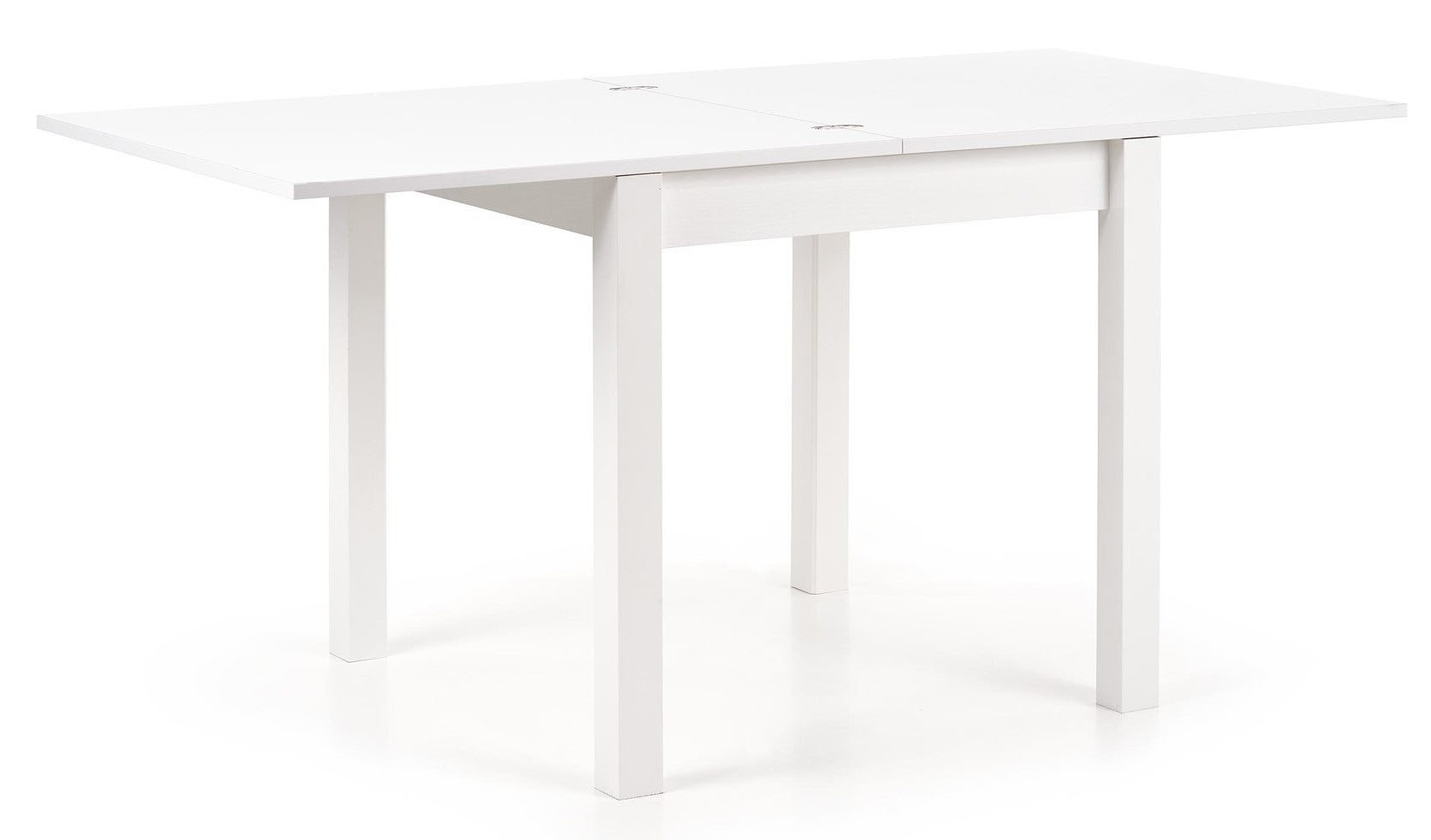 Kitchen Table Gracjan | size: Length: 80cm, Width: 160cm, Height: 76cm | color: White | image: 2 | variant: 1006372