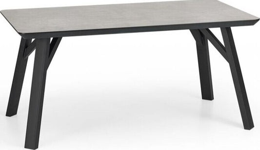 Kitchen Table Halifax | size: Length: 90cm, Width: 160cm, Height: 76cm | color: Gray | image: 1 | variant: 1011238