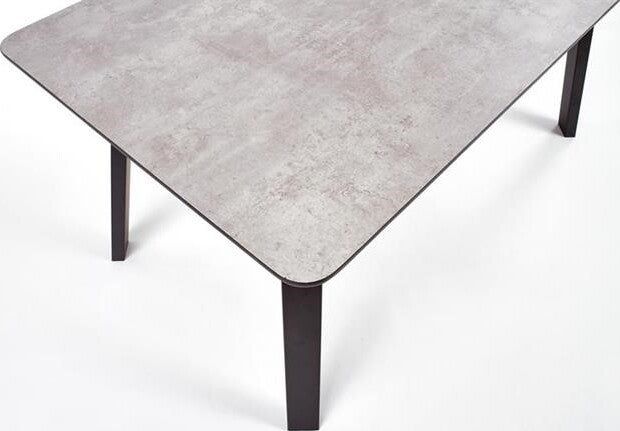 Kitchen Table Halifax | size: Length: 90cm, Width: 160cm, Height: 76cm | color: Gray | image: 3 | variant: 1011238