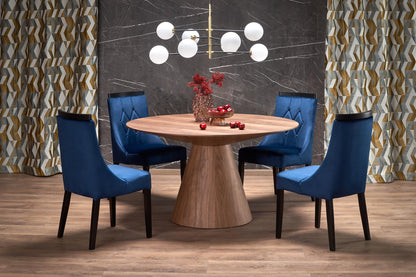Kitchen Table Henderson | size: Length: 136cm, Width: 136cm, Height: 78cm, Diameter: 136cm | color: Walnut | image: 2 | variant: 1013018