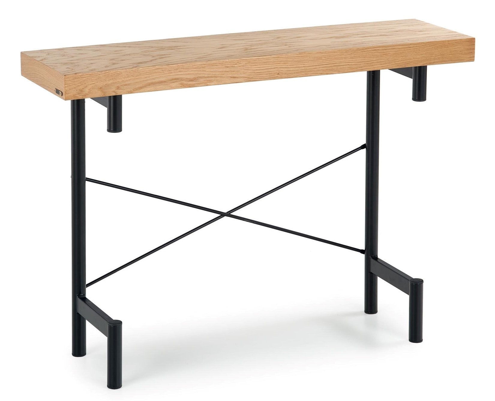 Kitchen Table Inferno | size: Length: 30cm, Width: 106cm, Height: 77cm | color: Black/Oak | image: 1 | variant: 1011997