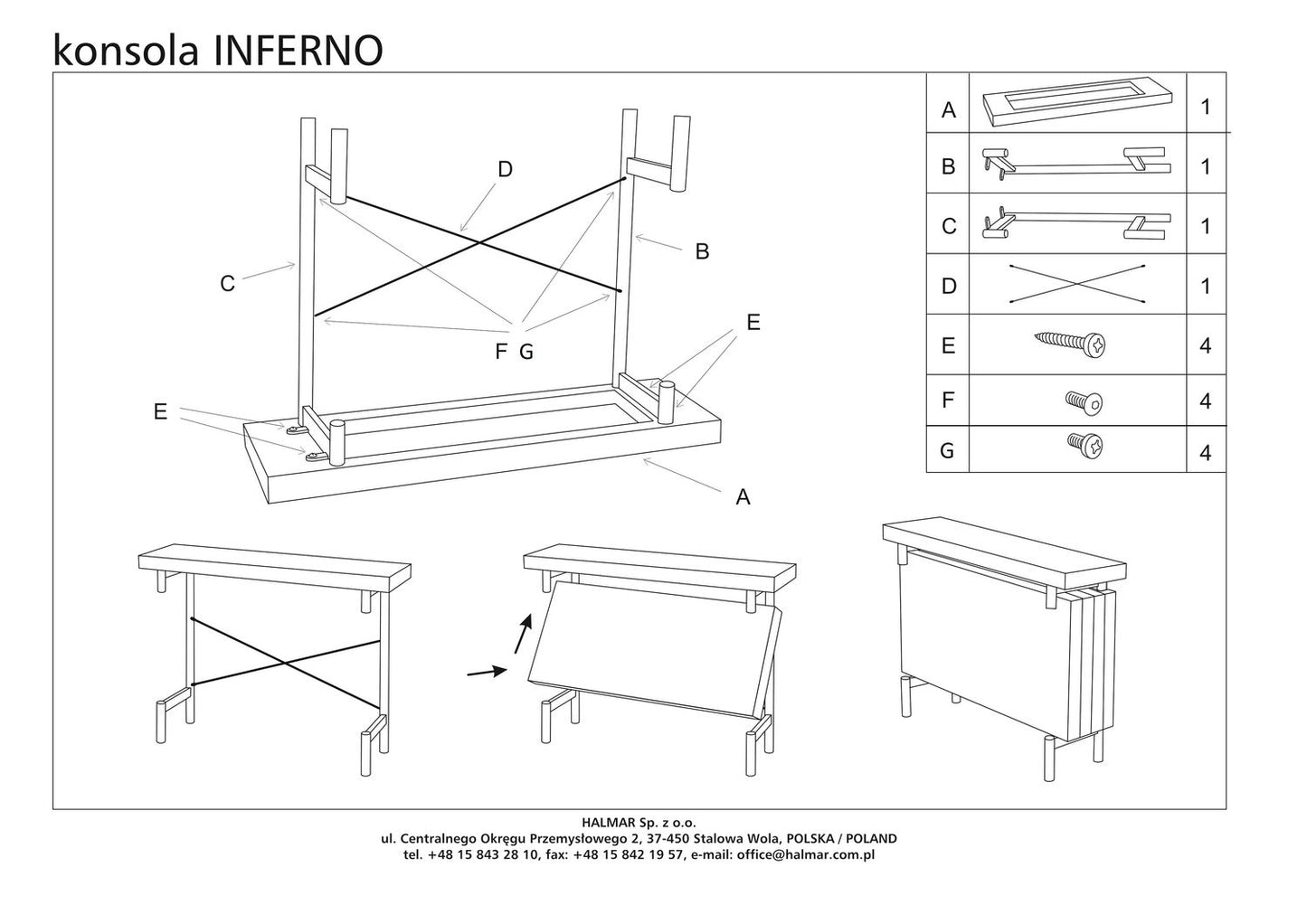Kitchen Table Inferno | size: Length: 30cm, Width: 106cm, Height: 77cm | color: Black/Oak | image: 10 | variant: 1011997