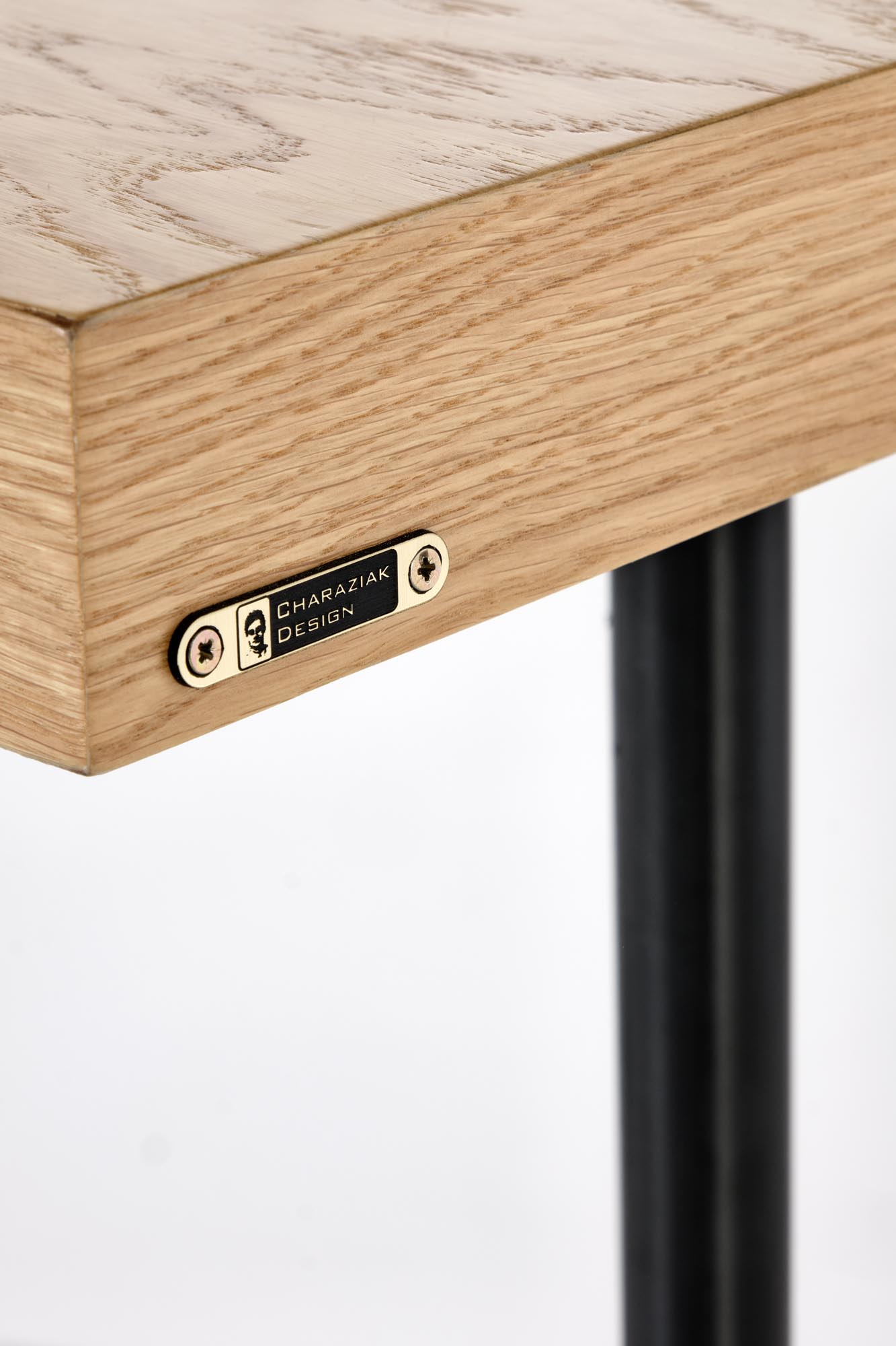Kitchen Table Inferno | size: Length: 30cm, Width: 106cm, Height: 77cm | color: Black/Oak | image: 4 | variant: 1011997