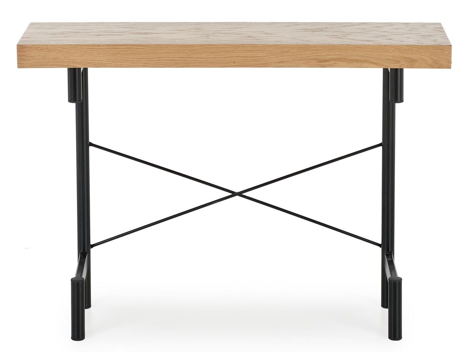 Kitchen Table Inferno | size: Length: 30cm, Width: 106cm, Height: 77cm | color: Black/Oak | image: 6 | variant: 1011997