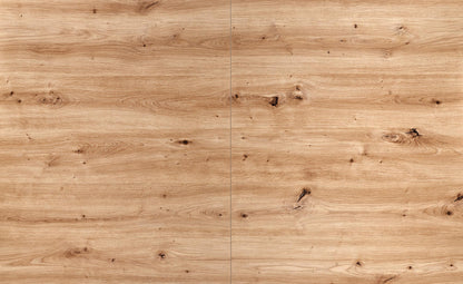 Kitchen Table Lamello | size: Length: 80cm, Width: 210cm, Height: 76cm | color: Black/Oak | image: 5 | variant: 1013030