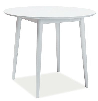 Kitchen Table Larson | size: Length: 90cm, Width: 90cm, Height: 75cm, Diameter: 90cm | color: White | image: 1 | variant: 1006551