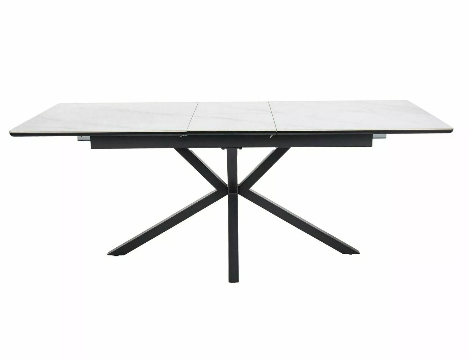 Kitchen Table Logan | size: Length: 90cm, Width: 200cm, Height: 75cm | color: White | image: 2 | variant: 1006616