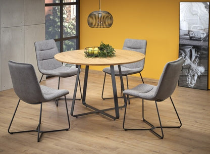 Kitchen Table Looper 2 | size: Length: 120cm, Width: 120cm, Height: 78cm, Diameter: 120cm | color: Oak | image: 5 | variant: 1011215