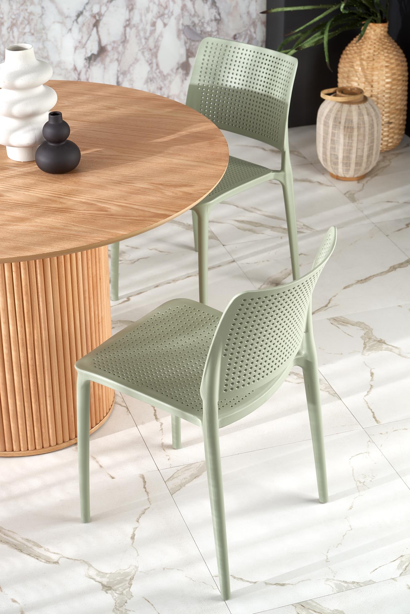 Kitchen Table Lopez | size: Length: 120cm, Width: 120cm, Height: 78cm | color: Oak | image: 2 | variant: 1013020