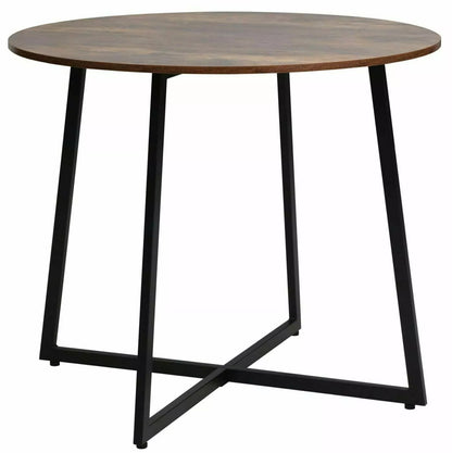 Kitchen Table Luna | size: Length: 90cm, Width: 90cm, Height: 76cm, Diameter: 90cm | color: Brown | image: 0 | variant: 1006621