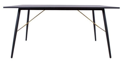 Kitchen Table Luxembourg | size: Length: 90cm, Width: 160cm, Height: 75cm | color: Black | image: 2 | variant: 1012011