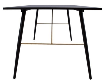 Kitchen Table Luxembourg | size: Length: 90cm, Width: 160cm, Height: 75cm | color: Black | image: 7 | variant: 1012011
