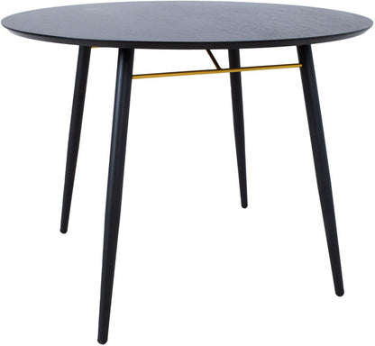 Kitchen Table Luxenbourg | size: Length: 100cm, Width: 100cm, Height: 75cm, Diameter: 100cm | color: Black | image: 1 | variant: 1012795