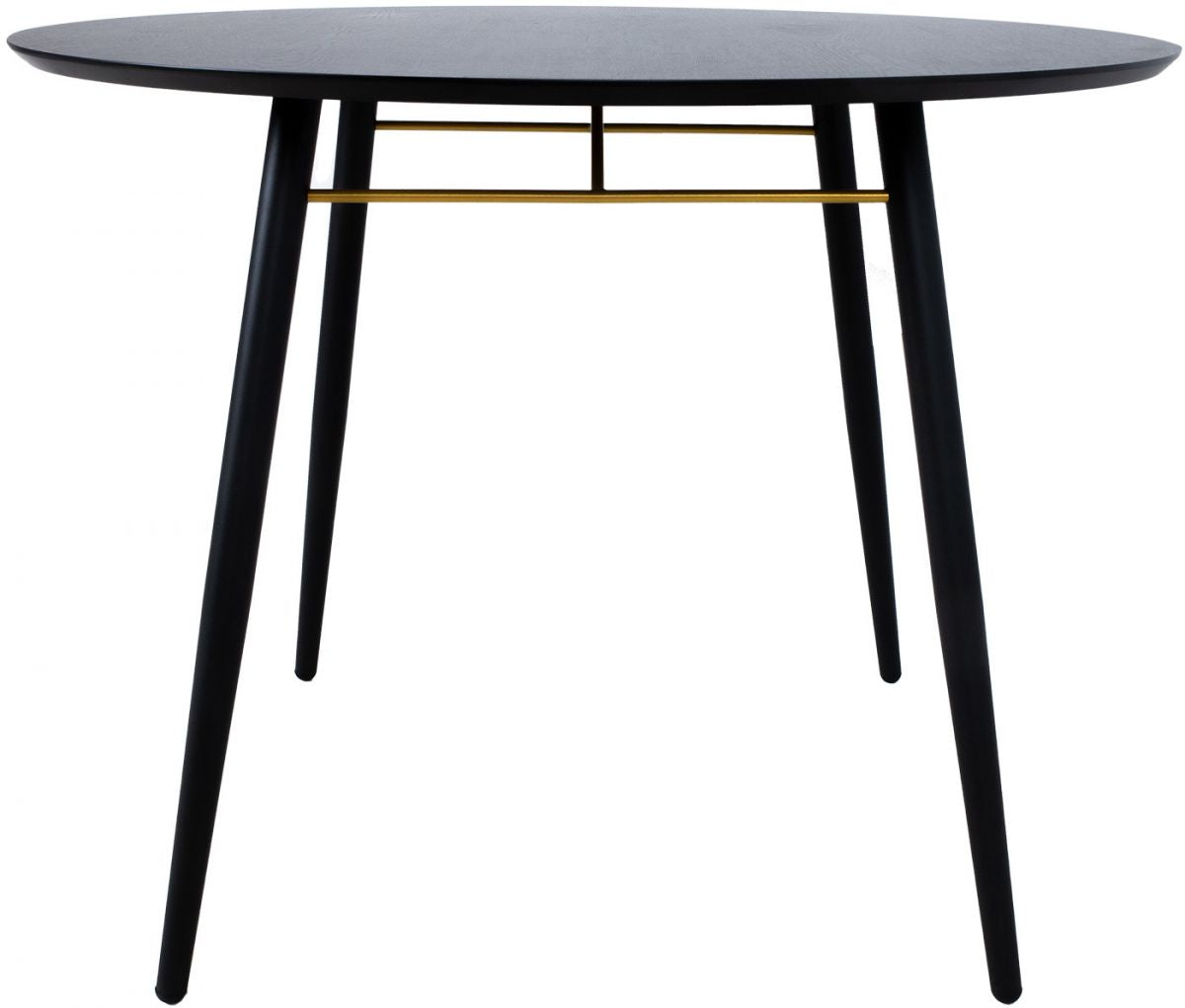 Kitchen Table Luxenbourg | size: Length: 100cm, Width: 100cm, Height: 75cm, Diameter: 100cm | color: Black | image: 4 | variant: 1012795