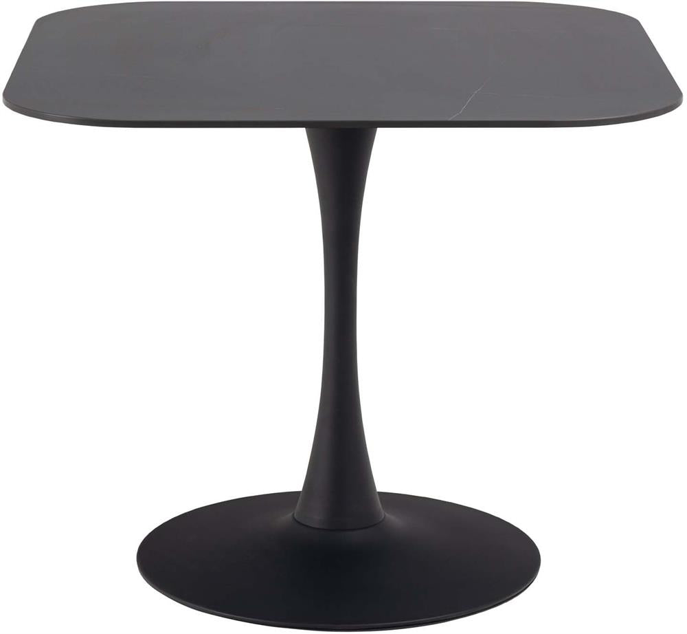 Kitchen Table Malta 1 | size: Length: 90cm, Width: 90cm, Height: 75cm | color: Black | image: 2 | variant: 1016740