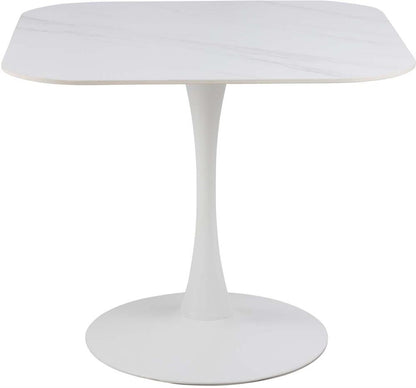 Kitchen Table Malta | size: Length: 90cm, Width: 90cm, Height: 75cm | color: White | image: 3 | variant: 1006517