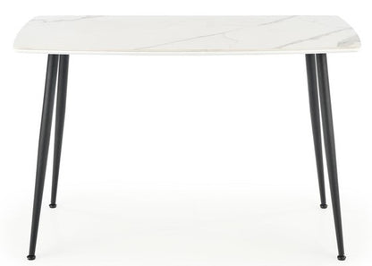 Kitchen Table Marco | size: Length: 70cm, Width: 120cm, Height: 65cm | color: White | image: 2 | variant: 1012001