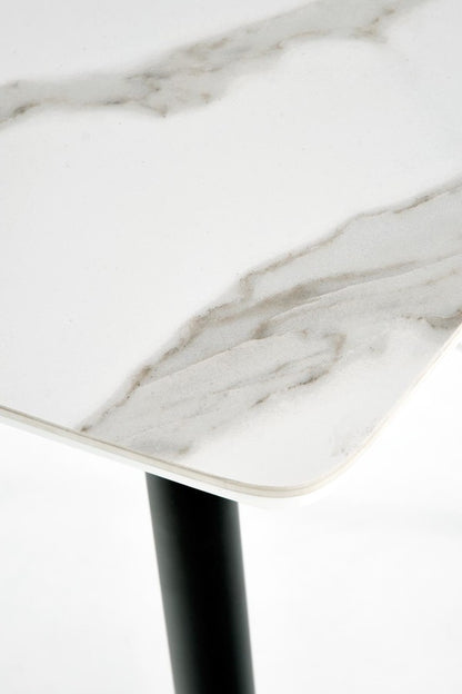 Kitchen Table Marco | size: Length: 70cm, Width: 120cm, Height: 65cm | color: White | image: 4 | variant: 1012001