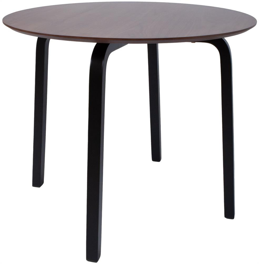 Kitchen Table Mia | size: Length: 90cm, Width: 90cm, Height: 75cm, Diameter: 90cm | color: Brown | image: 1 | variant: 1016767