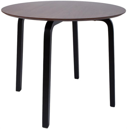 Kitchen Table Mia | size: Length: 90cm, Width: 90cm, Height: 75cm, Diameter: 90cm | color: Brown | image: 1 | variant: 1016767