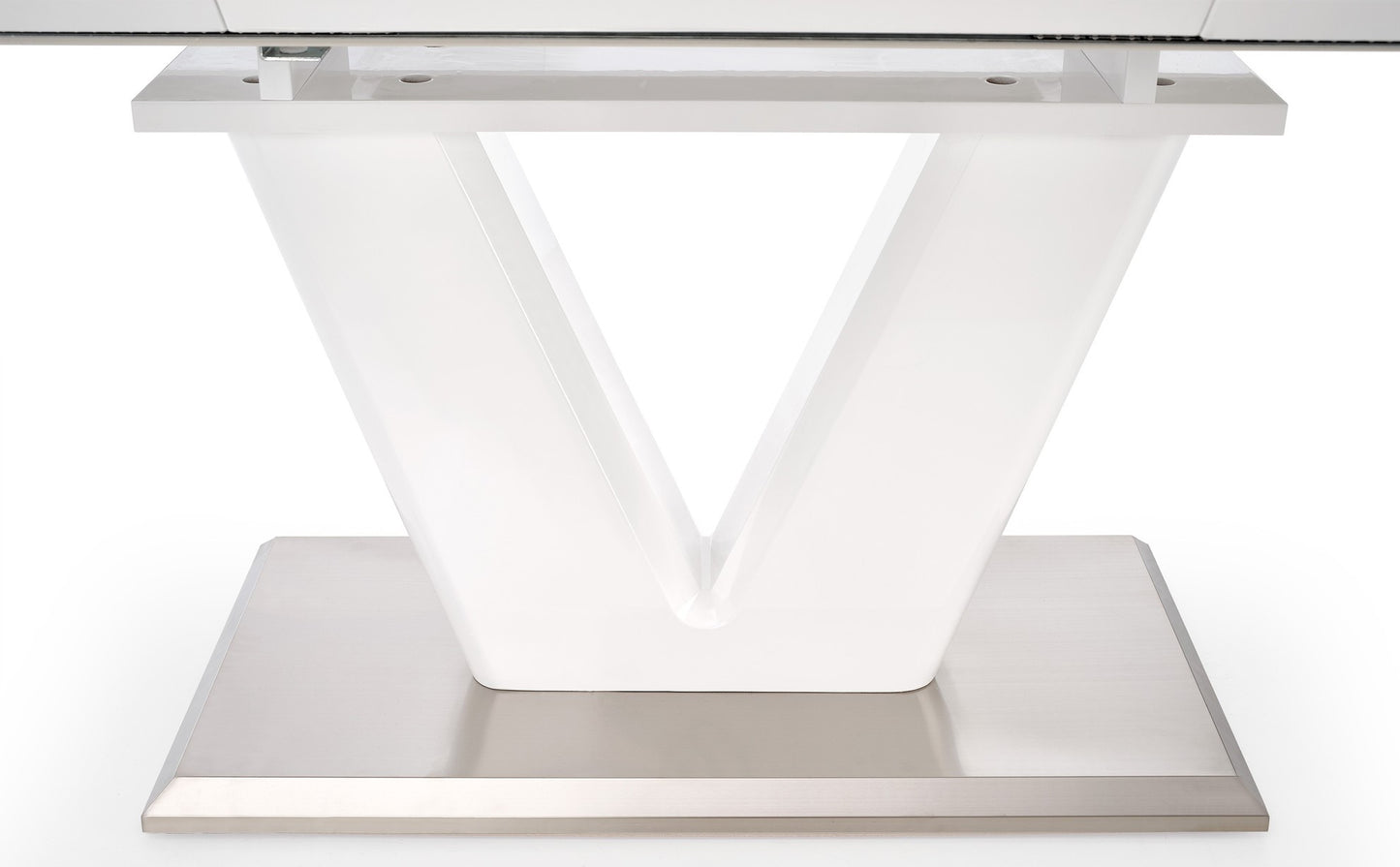 Kitchen Table Mistral | size: Length: 90cm, Width: 220cm, Height: 77cm | color: White | image: 4 | variant: 1011300