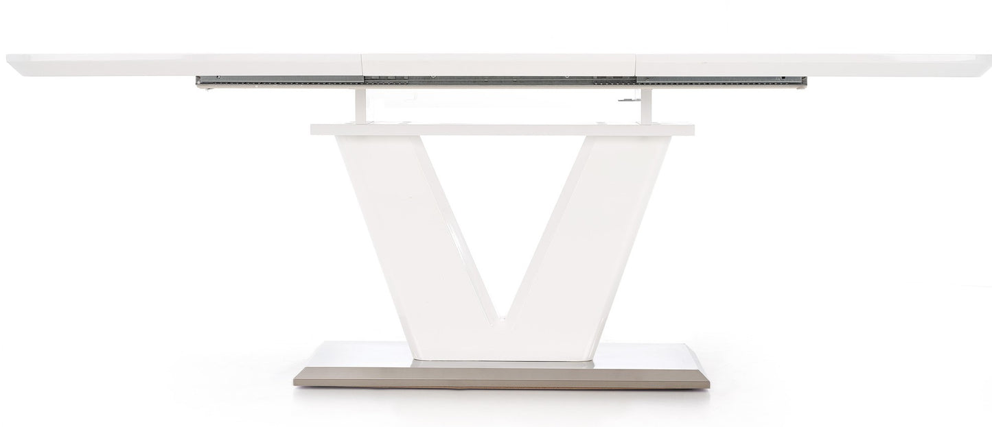 Kitchen Table Mistral | size: Length: 90cm, Width: 220cm, Height: 77cm | color: White | image: 5 | variant: 1011300