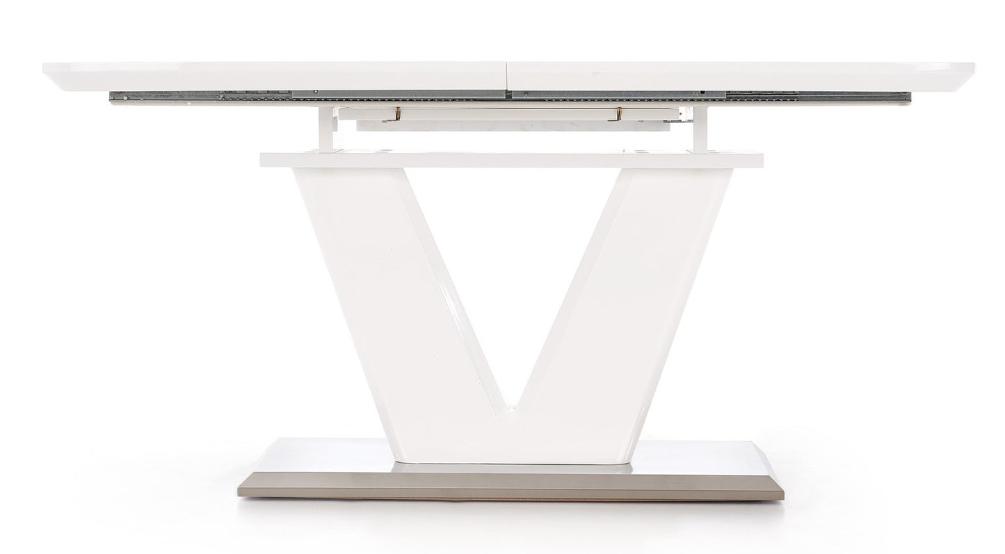Kitchen Table Mistral | size: Length: 90cm, Width: 220cm, Height: 77cm | color: White | image: 6 | variant: 1011300