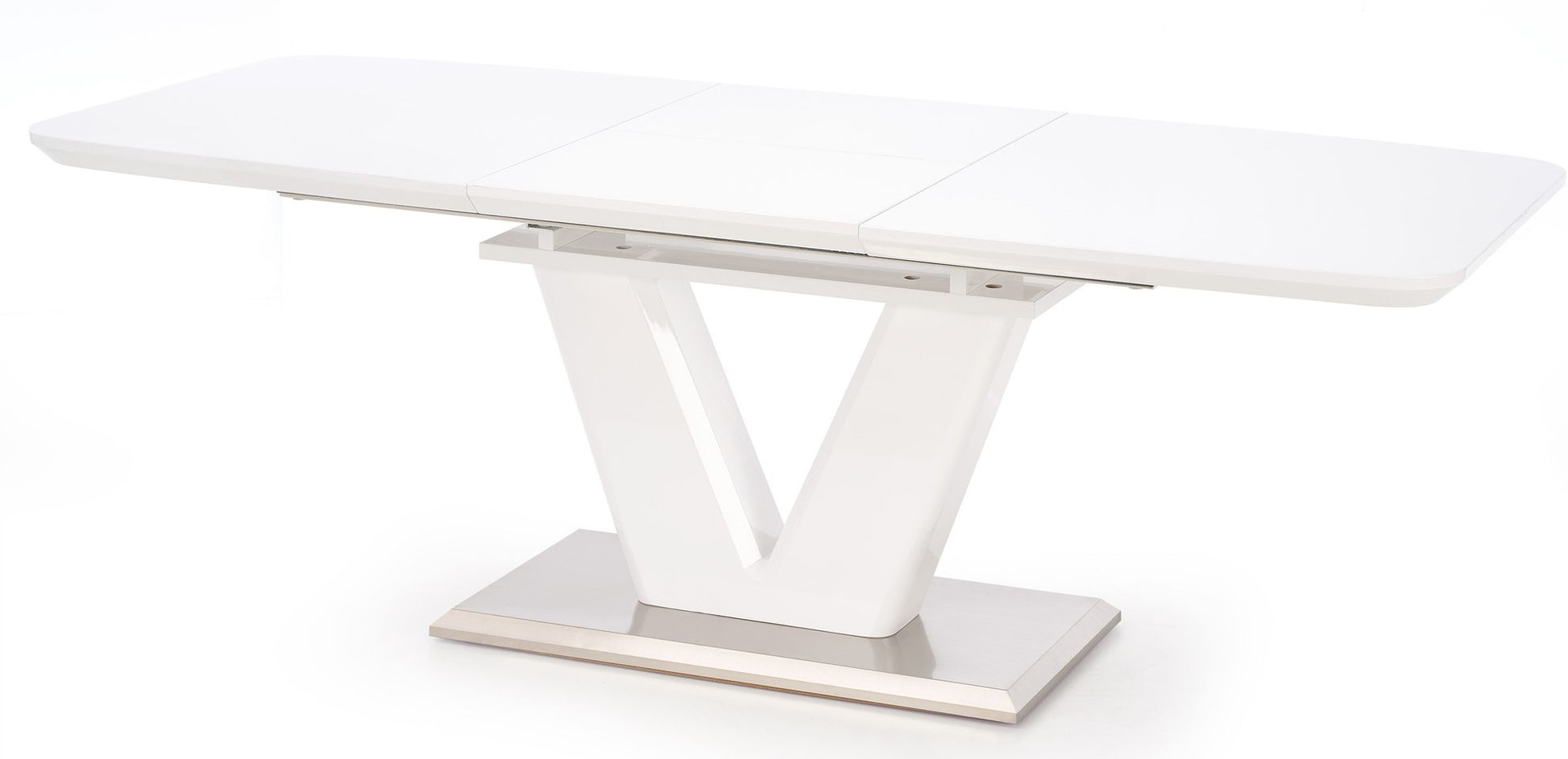 Kitchen Table Mistral | size: Length: 90cm, Width: 220cm, Height: 77cm | color: White | image: 7 | variant: 1011300