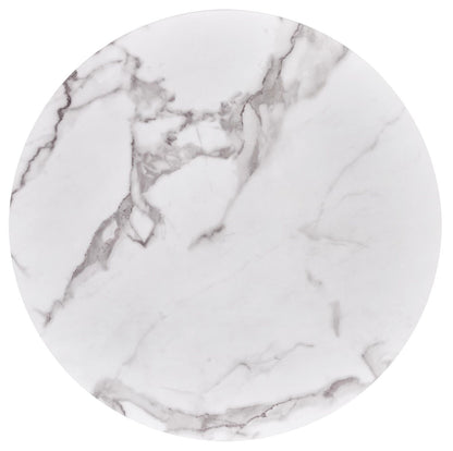 Kitchen Table Morata | size: Length: 79cm, Width: 79cm, Height: 74cm, Diameter: 79cm | color: White/Marble/Black/Gold | image: 5 | variant: 1013023
