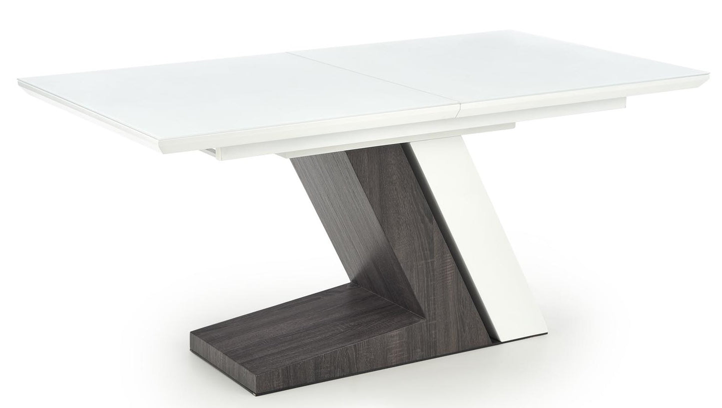 Kitchen Table Mortis | size: Length: 90cm, Width: 200cm, Height: 76cm | color: White/Grey | image: 1 | variant: 1013008