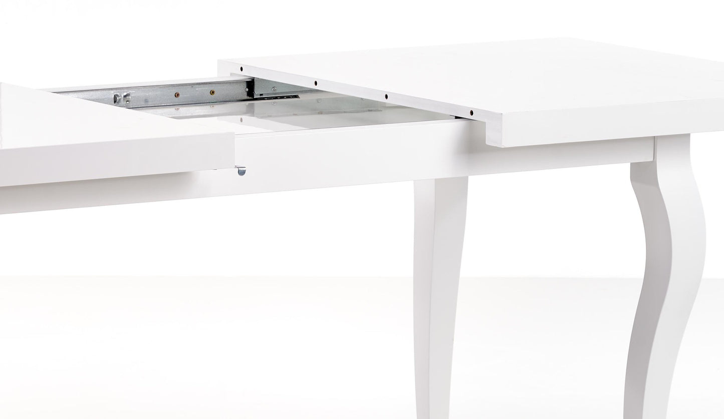 Kitchen Table Mozart | size: Length: 80cm, Width: 180cm, Height: 75cm | color: White | image: 5 | variant: 1011267