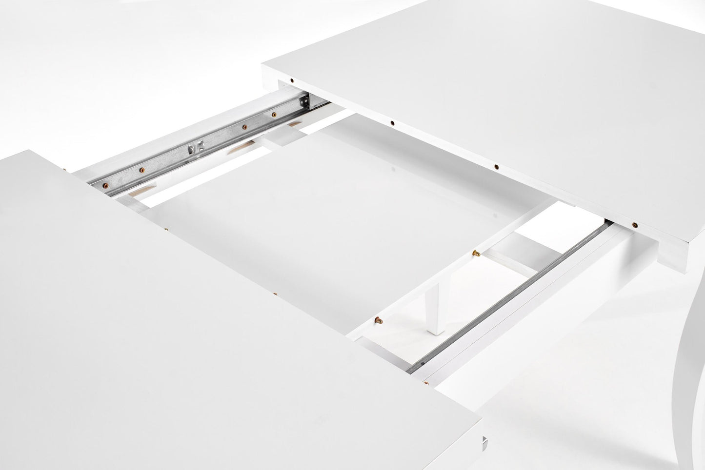 Kitchen Table Mozart | size: Length: 80cm, Width: 180cm, Height: 75cm | color: White | image: 9 | variant: 1011267