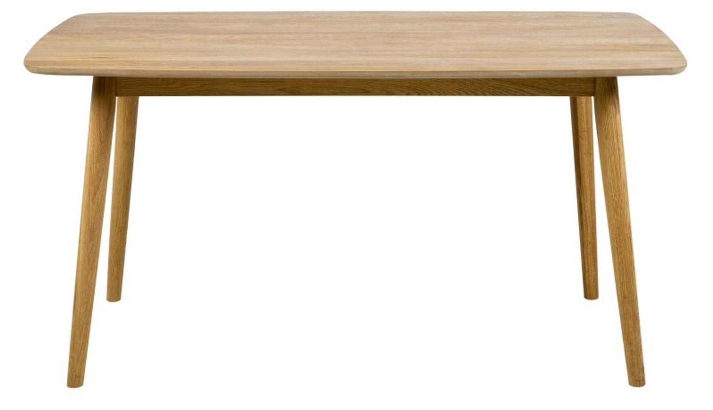 Kitchen Table Nagano 1 | size: Length: 80cm, Width: 150cm, Height: 75.5cm | color: Brown | image: 0 | variant: 1006489