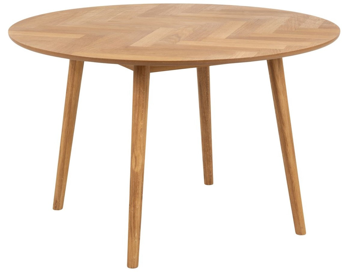 Kitchen Table Nagano | size: Length: 120cm, Width: 120cm, Height: 75cm, Diameter: 120cm | color: Oak | image: 1 | variant: 1006486