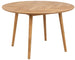 Kitchen Table Nagano | size: Length: 120cm, Width: 120cm, Height: 75cm, Diameter: 120cm | color: Oak | image: 1 | variant: 1006486