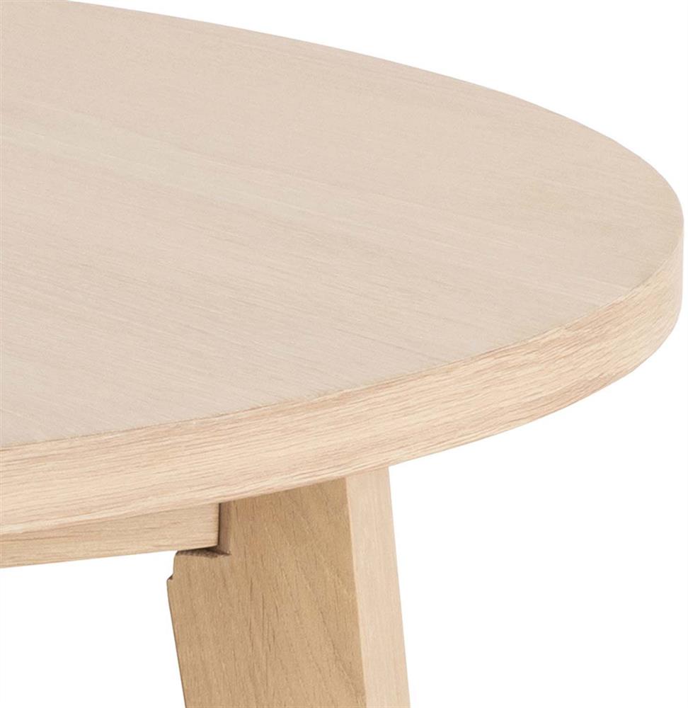 Kitchen Table Naples | size: Length: 120cm, Width: 120cm, Height: 75cm, Diameter: 120cm | color: Oak | image: 3 | variant: 1001526