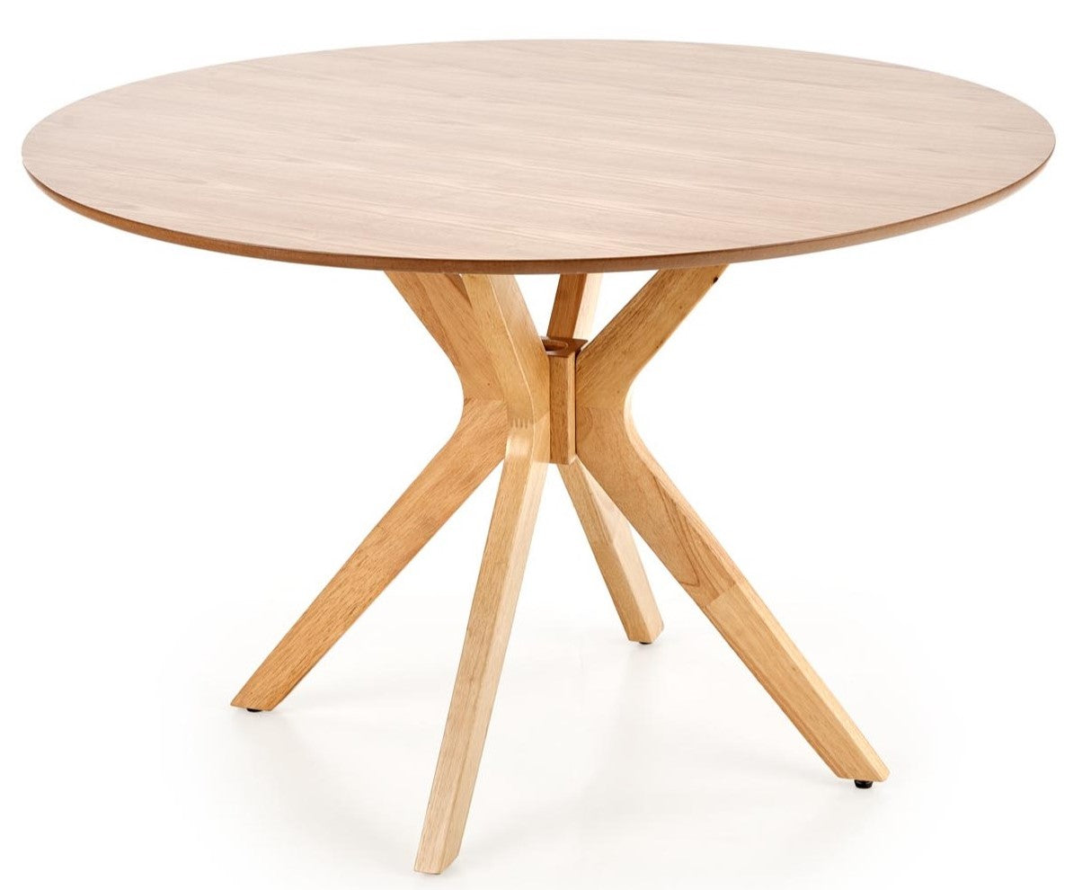 Kitchen Table Nicolas | size: Length: 120cm, Width: 120cm, Height: 77cm, Diameter: 120cm | color: Oak | image: 1 | variant: 1011217