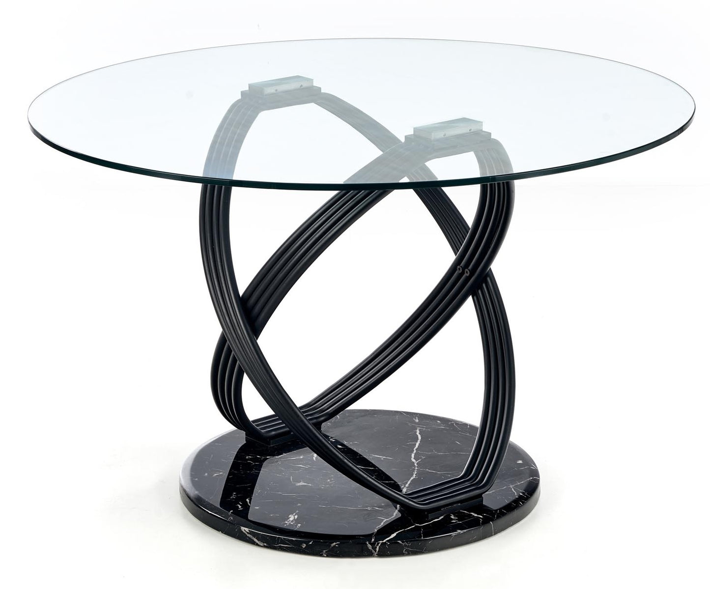 Kitchen Table Optico | size: Length: 120cm, Width: 120cm, Height: 77cm, Diameter: 120cm | color: Transparent | image: 1 | variant: 1011264