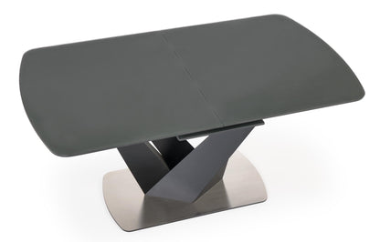 Kitchen Table Patrizio | size: Length: 90cm, Width: 200cm, Height: 77cm | color: Black/Grey | image: 4 | variant: 1012581