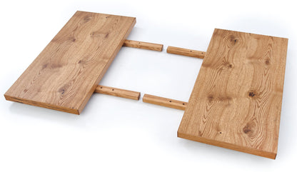 Kitchen Table Perez | size: Length: 90cm, Width: 250cm, Height: 76cm | color: Black/Oak | image: 9 | variant: 1011303