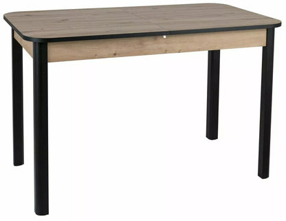 Kitchen Table Preston | size: Length: 65cm, Width: 140cm, Height: 75cm | color: Brown | image: 0 | variant: 1004304