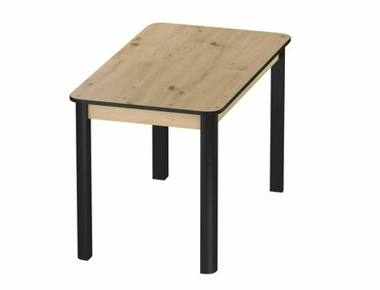 Kitchen Table Preston | size: Length: 65cm, Width: 140cm, Height: 75cm | color: Brown | image: 3 | variant: 1004304