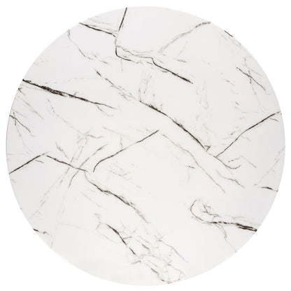 Kitchen Table Raymond 2 | size: Length: 100cm, Width: 100cm, Height: 73cm, Diameter: 100cm | color: White/Marble/Gold | image: 5 | variant: 1006437