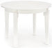Kitchen Table Rennes | size: Length: 100cm, Width: 200cm, Height: 77cm, Diameter: 100cm | color: White | image: 1 | variant: 1003172