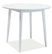 Kitchen Table Rochdale | size: Length: 90cm, Width: 90cm, Height: 75cm, Diameter: 90cm | color: White | image: 1 | variant: 1004313
