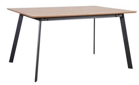 Kitchen Table Rochester | size: Length: 90cm, Width: 160cm, Height: 75cm | color: Black/Oak | image: 1 | variant: 1005080