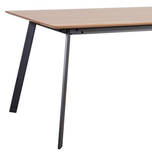 Kitchen Table Rochester | size: Length: 90cm, Width: 160cm, Height: 75cm | color: Black/Oak | image: 2 | variant: 1005080